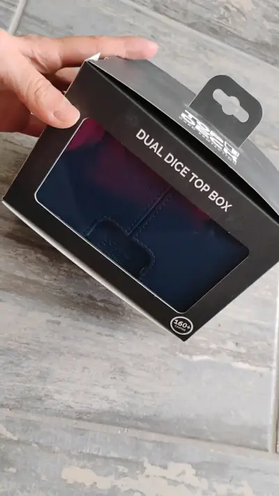 Caja para cartas de juego color azul TopDeck - miniatura 3