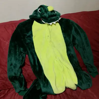 Disfraz de dinosaurio para adulto en polar - miniatura 1