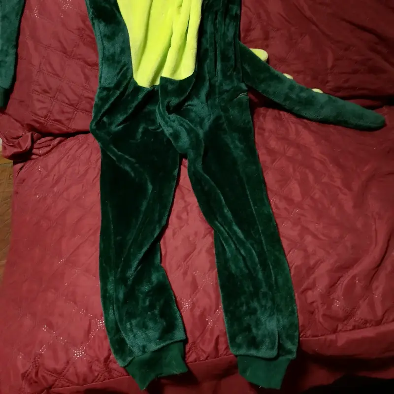 Disfraz de dinosaurio para adulto en polar - 2