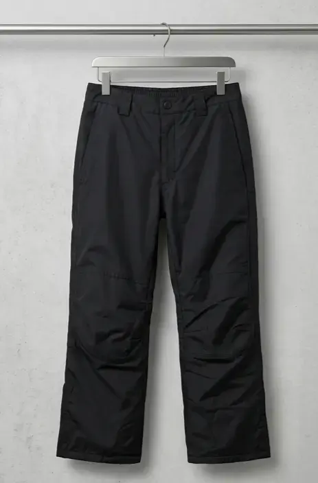 Pantalones de esquí impermeables negros para hombre