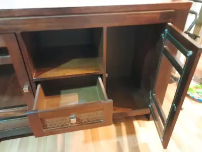 Buffet de madera color canela Magasa Málaga - miniatura 4