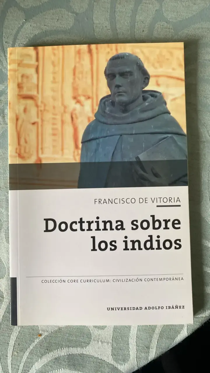 Libro 'Doctrina sobre los indios' de Francisco de Vitoria - 1