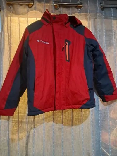 Chaqueta de invierno Columbia Titanium roja - miniatura 1