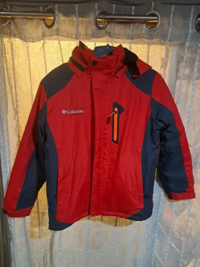 Chaqueta de invierno Columbia Titanium roja - miniatura 2