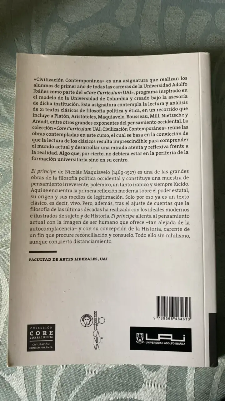 Libro 'El Príncipe' de Nicolás Maquiavelo - 2