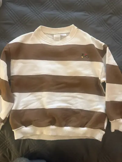 Polerón rayado para niños Zara 6 años - miniatura 1