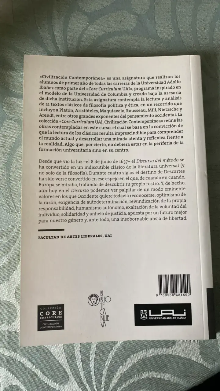 Libro 'Discurso del Método' de René Descartes - 2