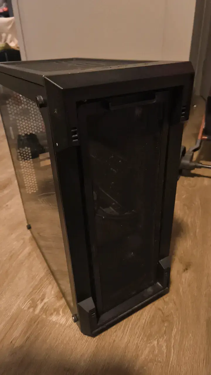 Gabinete CORSAIR cristal templado iCUE 220T - 1