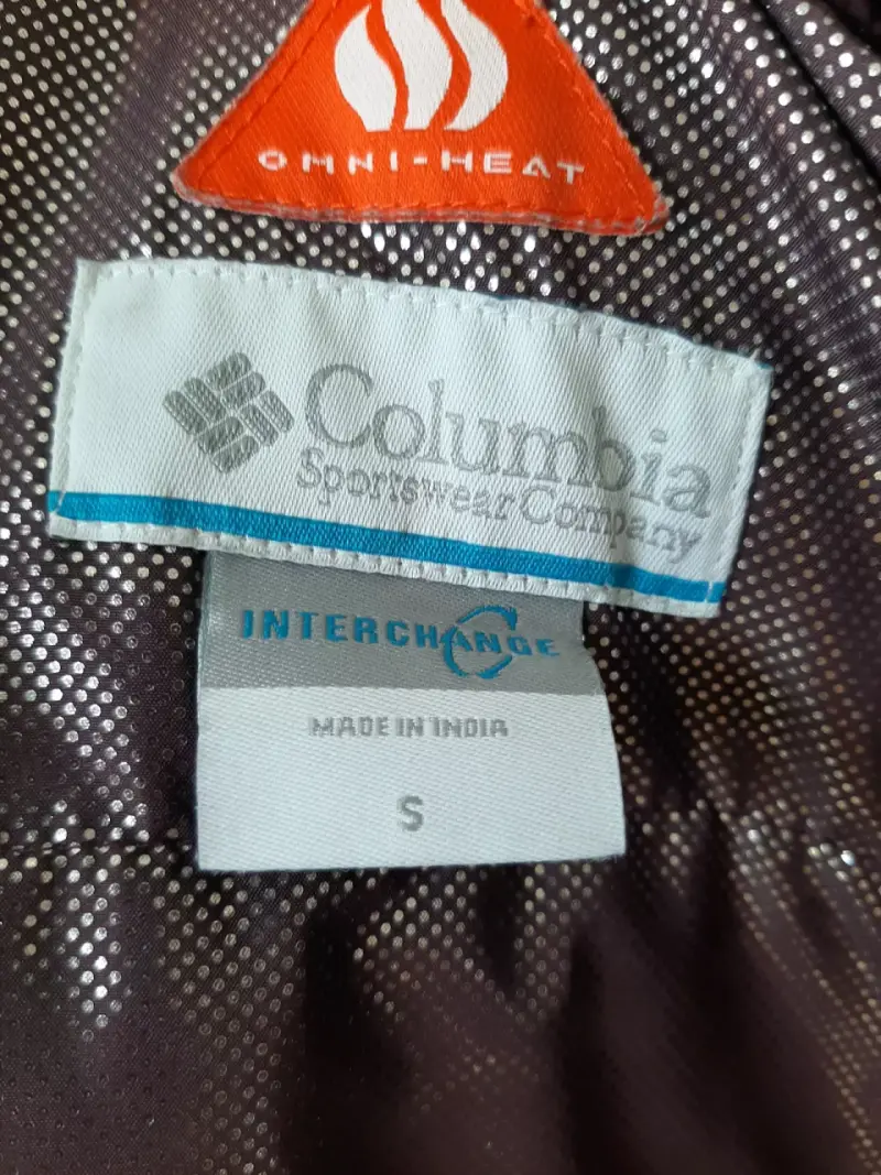 Chaqueta térmica Columbia burdeos para mujer - 4