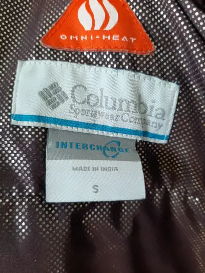 Chaqueta térmica Columbia burdeos para mujer - miniatura 4