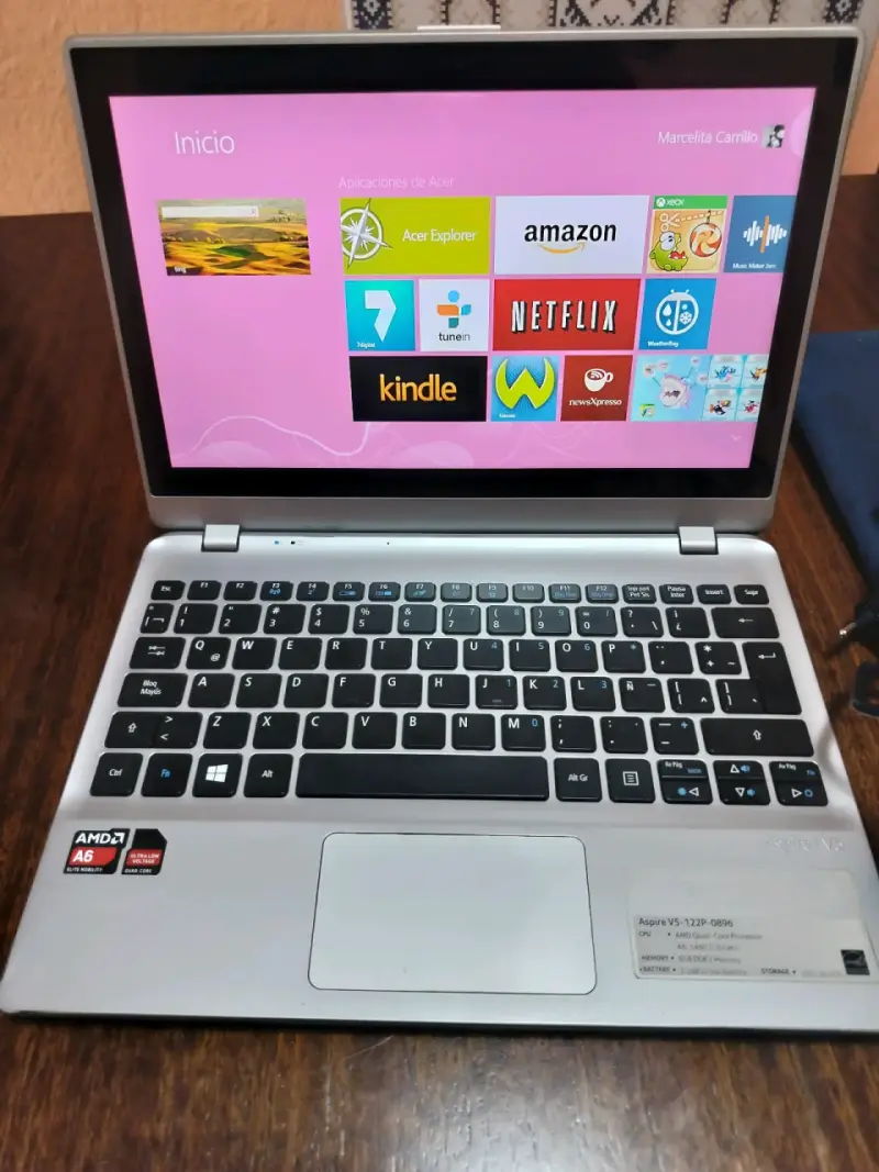 Laptop Acer Aspire V5-122P-0896 en buen estado - 3