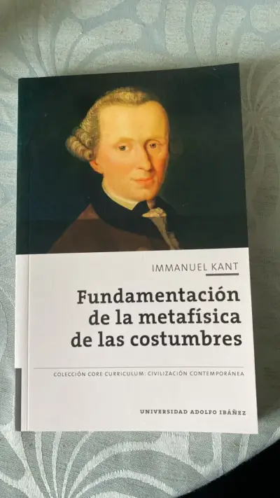 Libro 'Fundamentación de la Metafísica de las Costumbres' de Immanuel Kant - miniatura 1