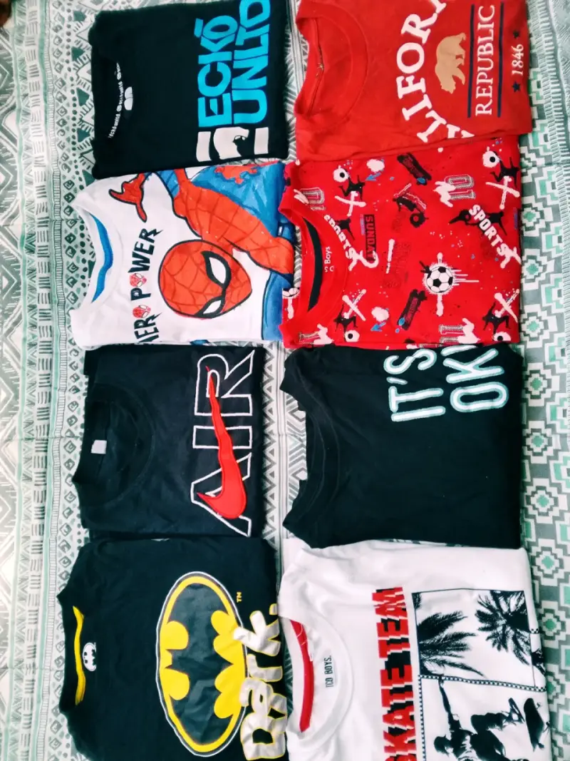 Lote de Poleras Estampadas para Niño - 1