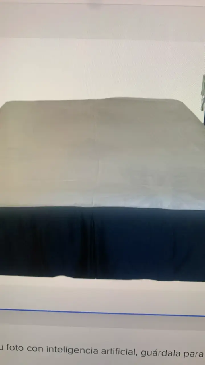 Faldón negro Home Trends cama king - 3
