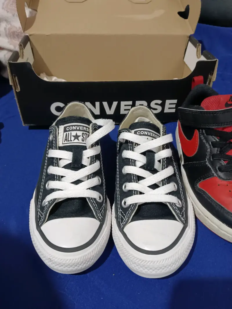 Zapatillas Converse All Star negras para niños - 1