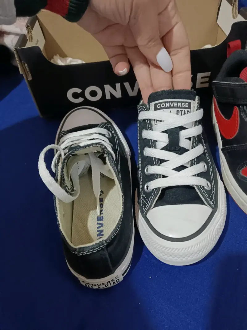 Zapatillas Converse All Star negras para niños - 2
