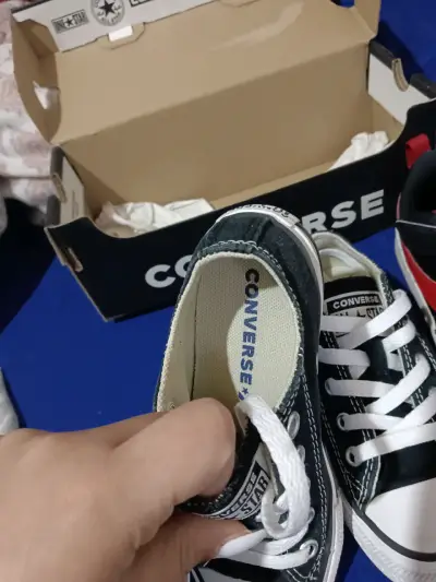 Zapatillas Converse All Star negras para niños - miniatura 3
