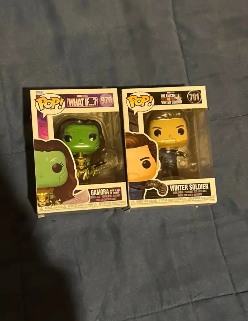 Figuras Funko Pop Gamora y Winter Soldier