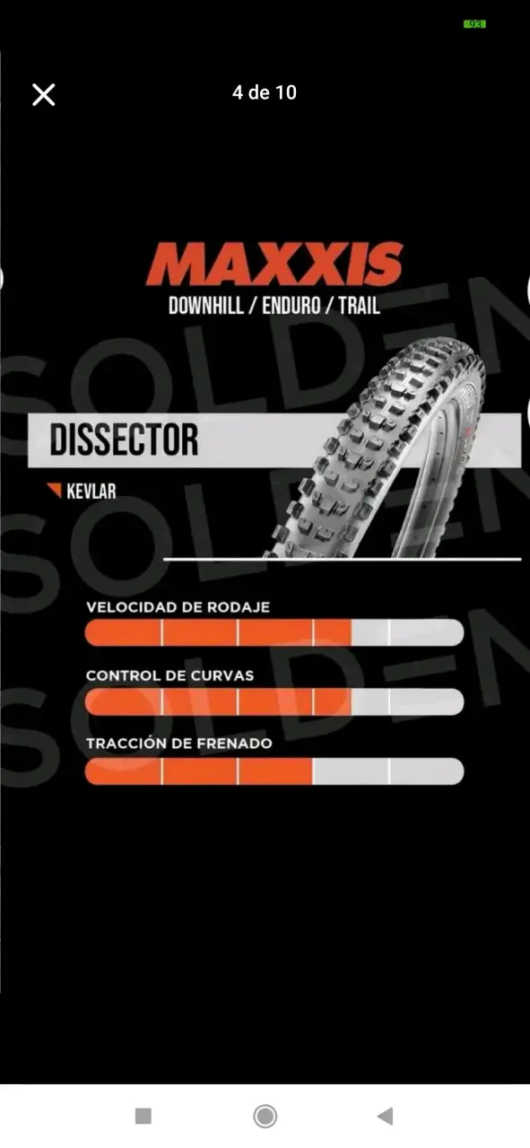 Neumático Maxxis Dissector para bicicleta - 5