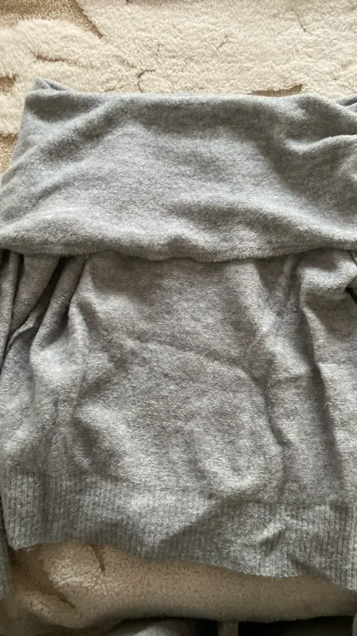 Jersey gris de lana H&M para mujer