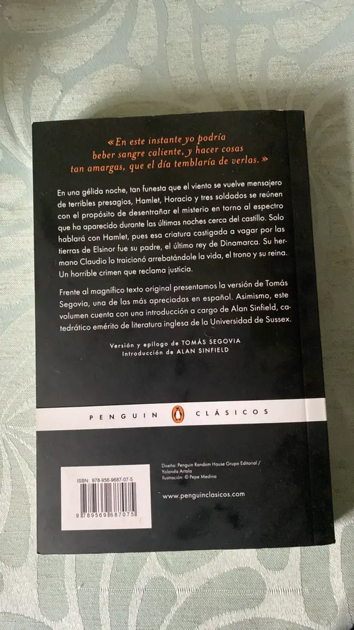 Libro Hamlet de William Shakespeare Edición Bilingüe - 2
