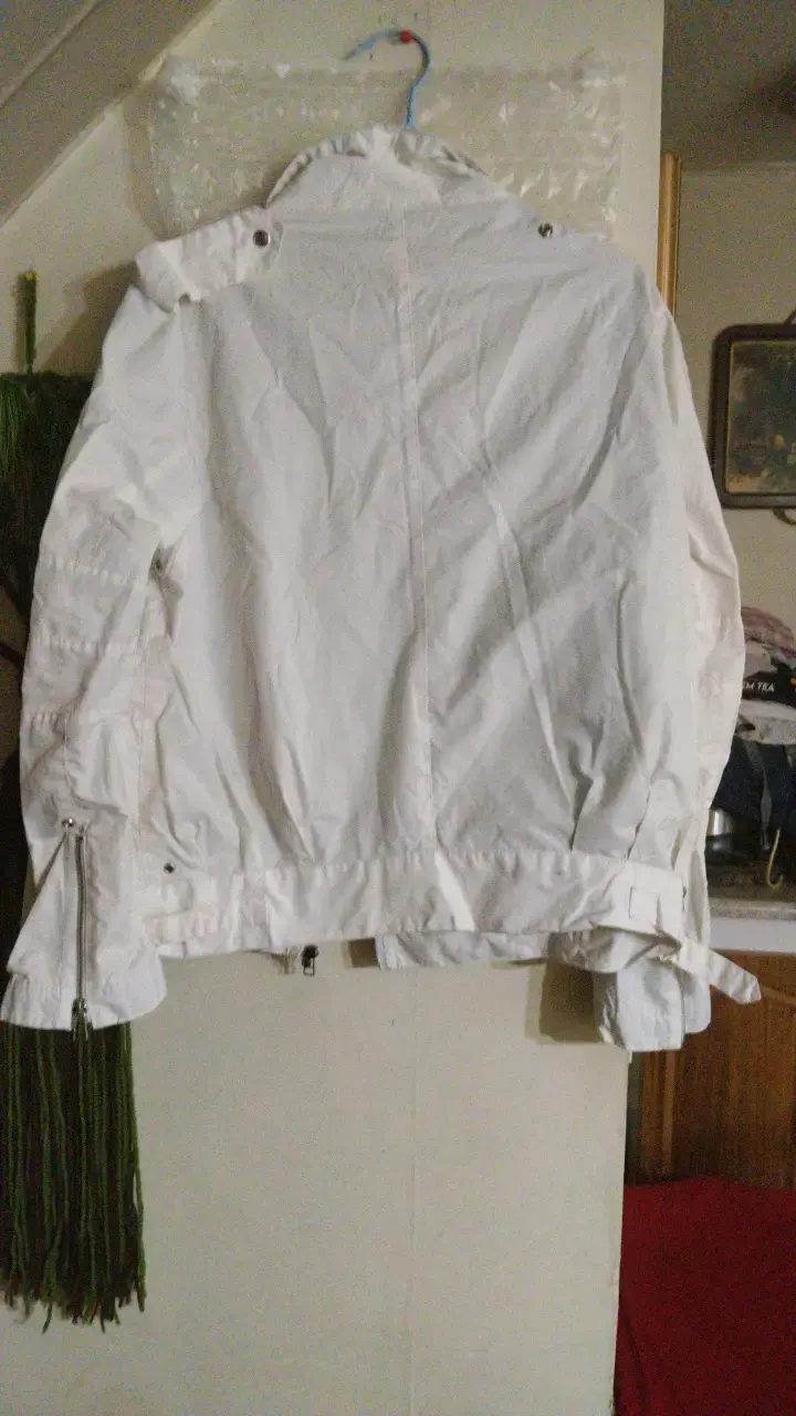Chaqueta Zara Woman blanca talla M - 4