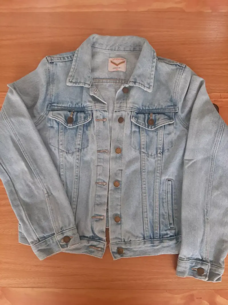 Chaqueta de mezclilla azul claro Umbrale - 1