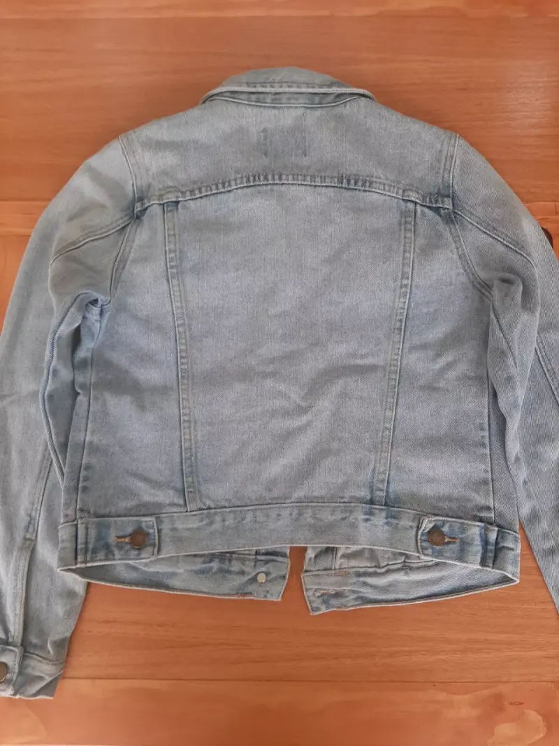 Chaqueta de mezclilla azul claro Umbrale - 3