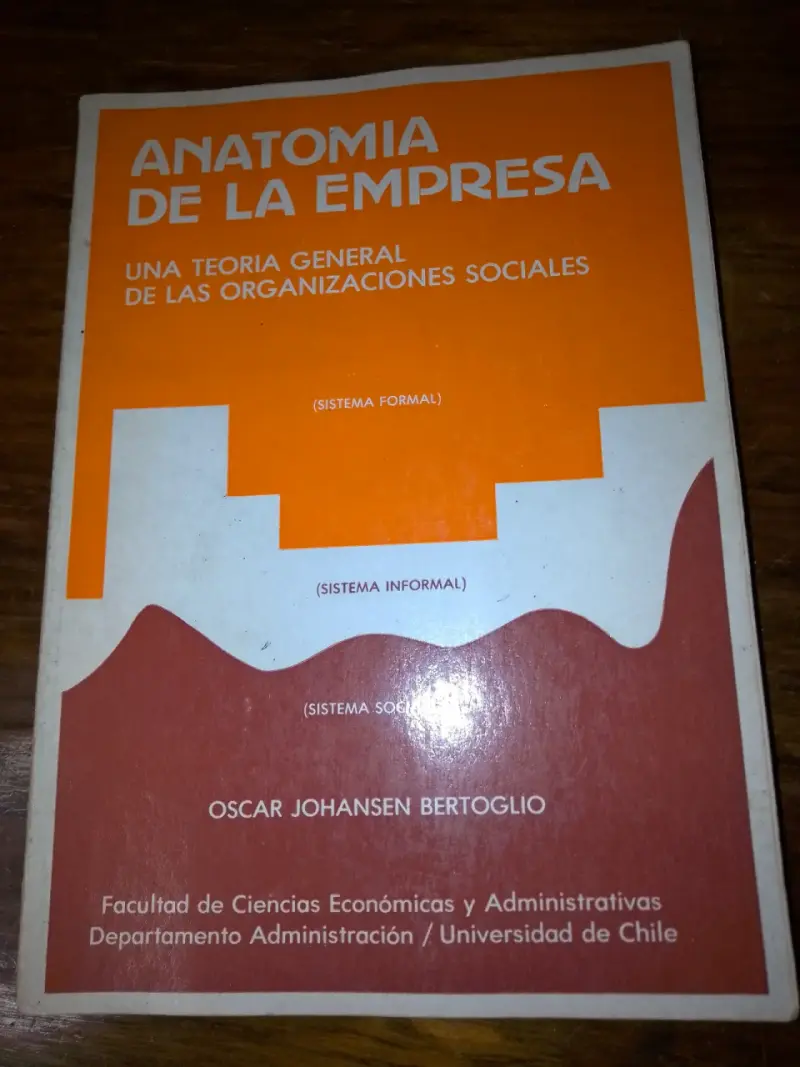 Libro Anatomía de la Empresa de Oscar Johansen Bertoglio - 1
