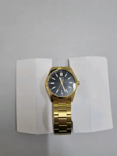 Reloj Casio dorado con correa de acero inoxidable - miniatura 4