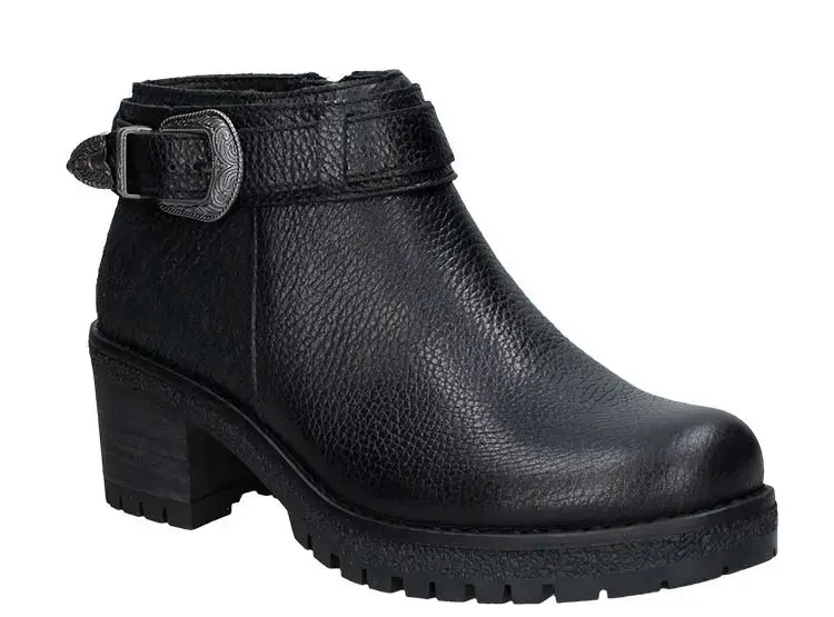 BOTINES MUJER PANAMA JACK CUERO NEGRO - 6