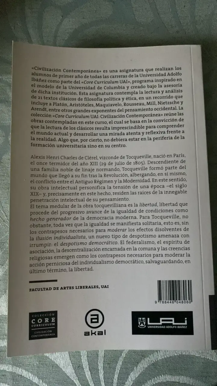 Libro 'Democracia en América' de Alexis de Tocqueville - 2