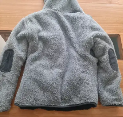 Chaqueta de lana gris con capucha Buffalo - miniatura 4
