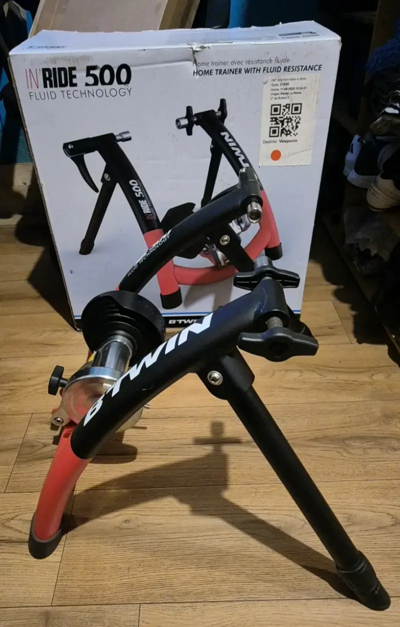Rodillo Entrenador Bici BTWIN In'Ride 500