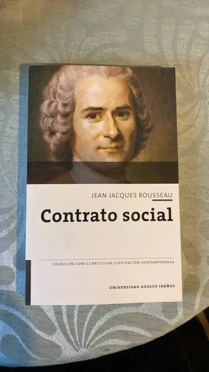 Libro Contrato Social de Jean Jacques Rousseau - 1