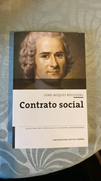 Libro Contrato Social de Jean Jacques Rousseau - miniatura 1