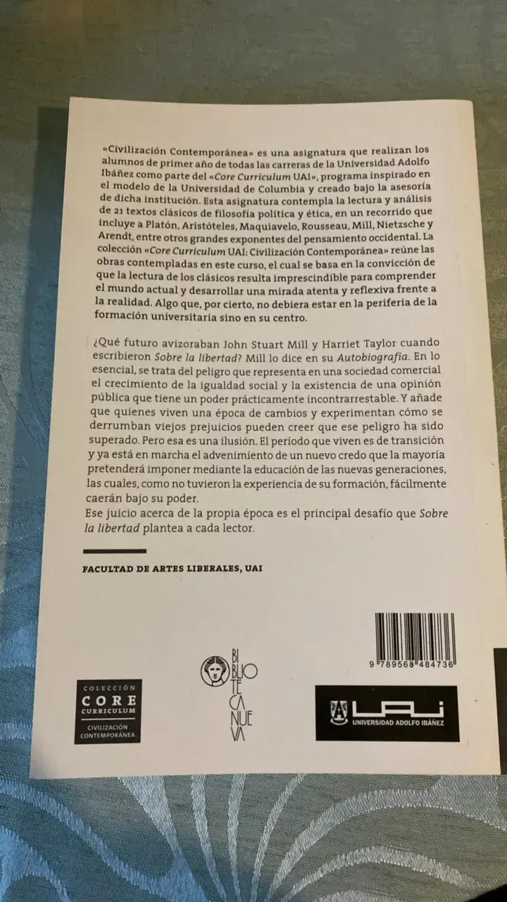 Libro 'Sobre la Libertad' de John Stuart Mill - 2