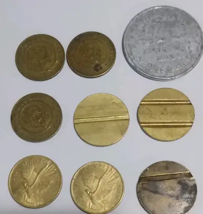 Colección de fichas antiguas de entretenimiento - miniatura 2