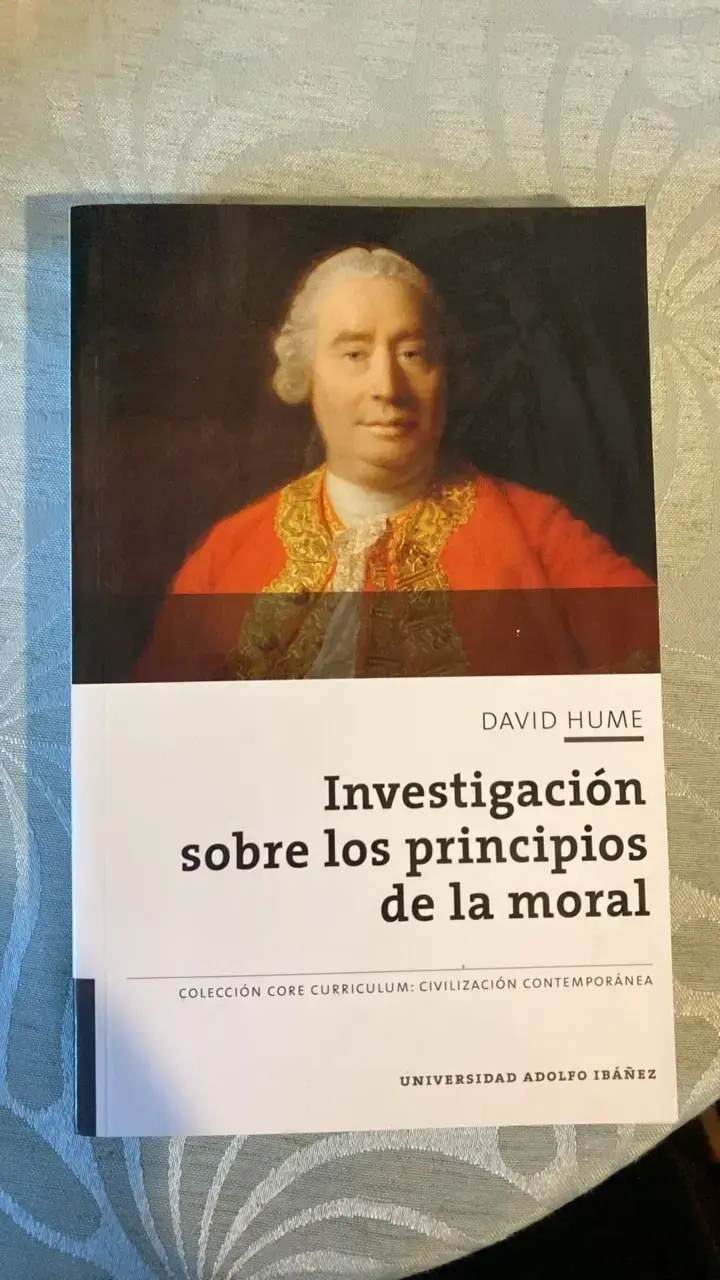 Libro 'Investigación sobre los principios de la moral' de David Hume - 1
