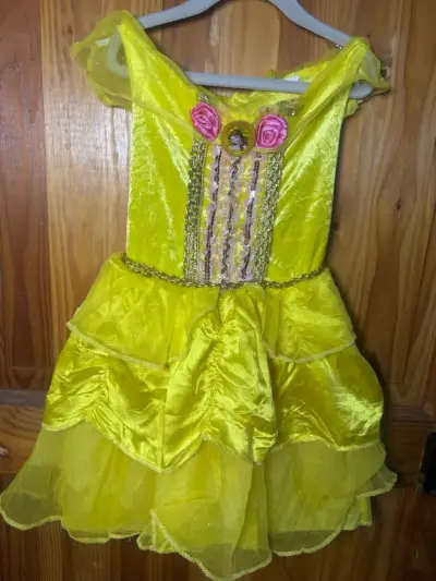 Vestido de princesa bella (bella y la bestia ) - miniatura 1