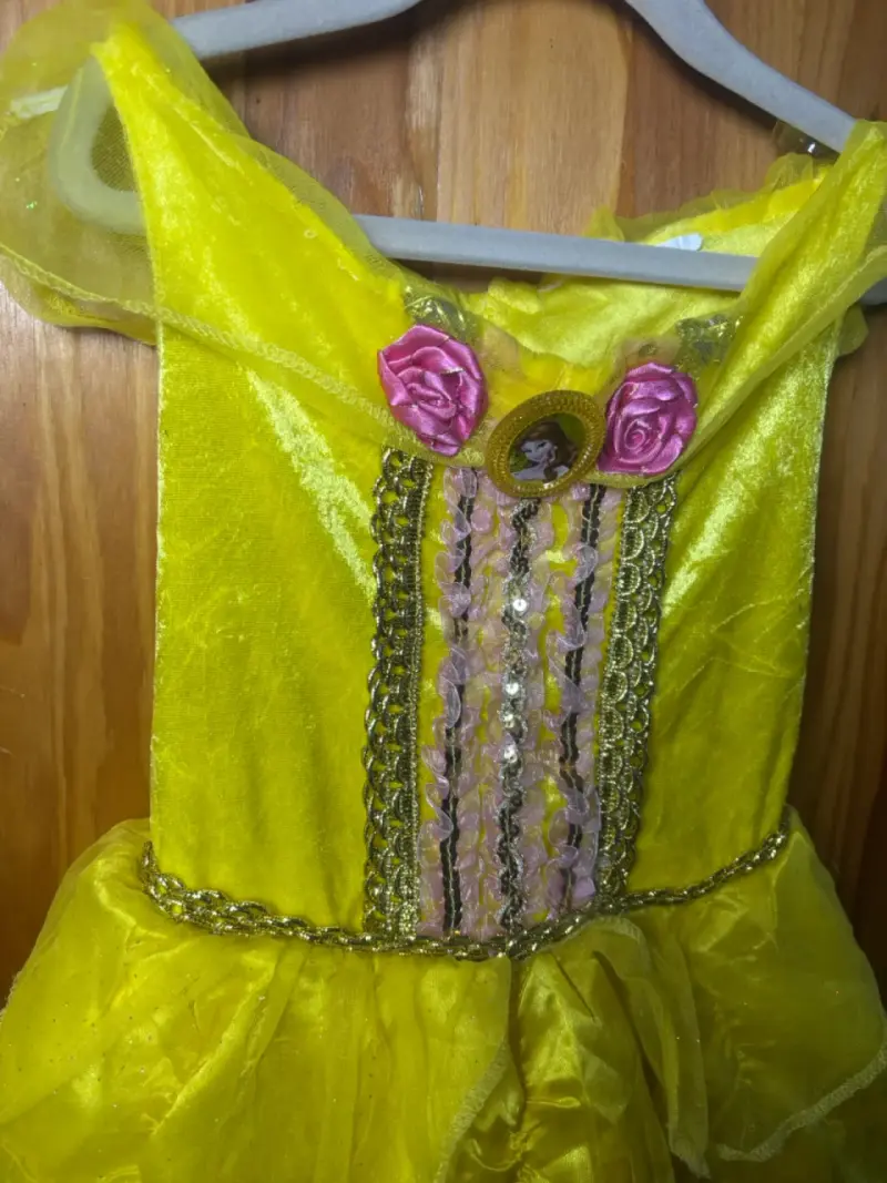 Vestido de princesa bella (bella y la bestia ) - 2