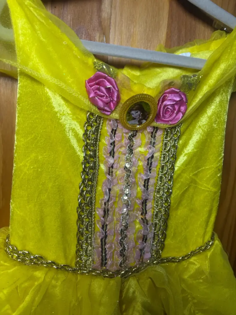 Vestido de princesa bella (bella y la bestia ) - 3