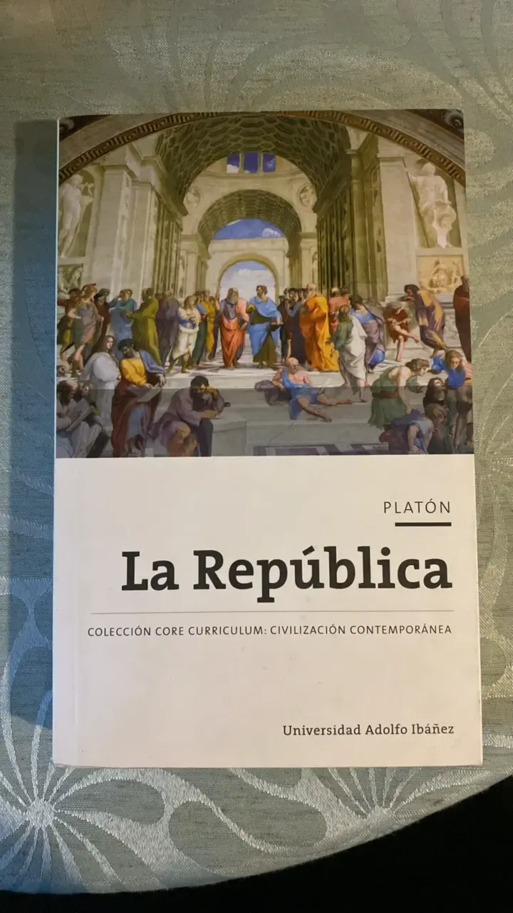Libro La República de Platón - Edición Universidad Adolfo Ibáñez - 1
