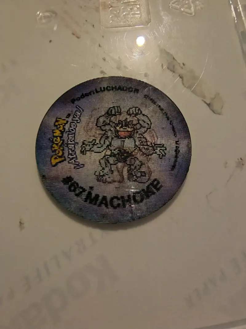 Tazo Pokémon Machoke edición especial - 1