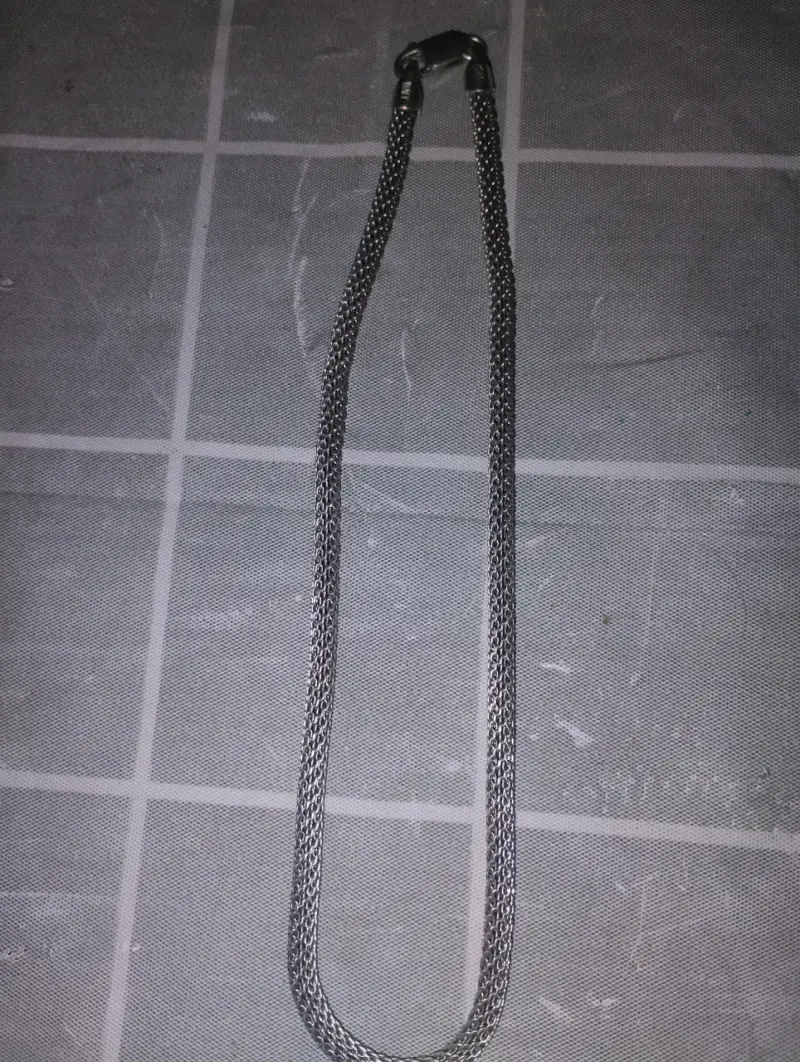 Collar de plata elegante para niñ@s - 2
