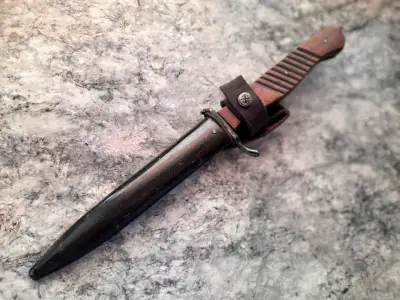 CUCHILLO ALEMAN TRINCHER 1917-1945 ORIGINAL - miniatura 1