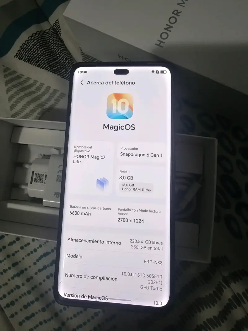 Smartphone Honor Magic7 Lite 5G con caja - 4
