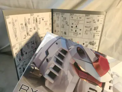 Modelo a escala RX-78-2 Gundam Bandai - miniatura 3