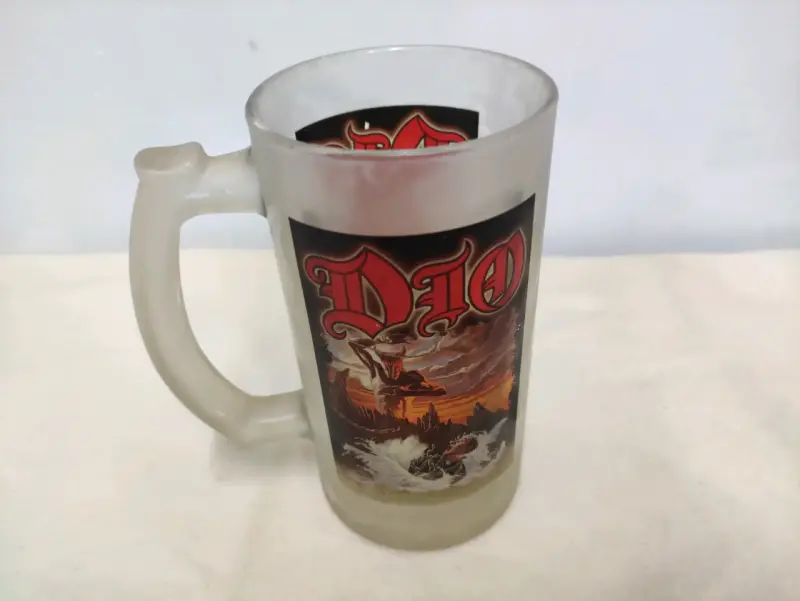 Vaso de cerveza DIO de vidrio esmerilado - 1
