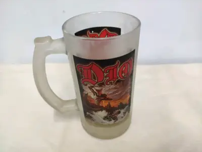 Vaso de cerveza DIO de vidrio esmerilado - miniatura 1